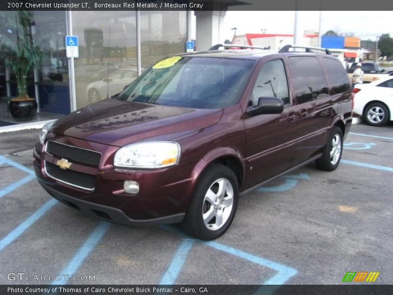 Bordeaux Red Metallic / Medium Gray 2007 Chevrolet Uplander LT