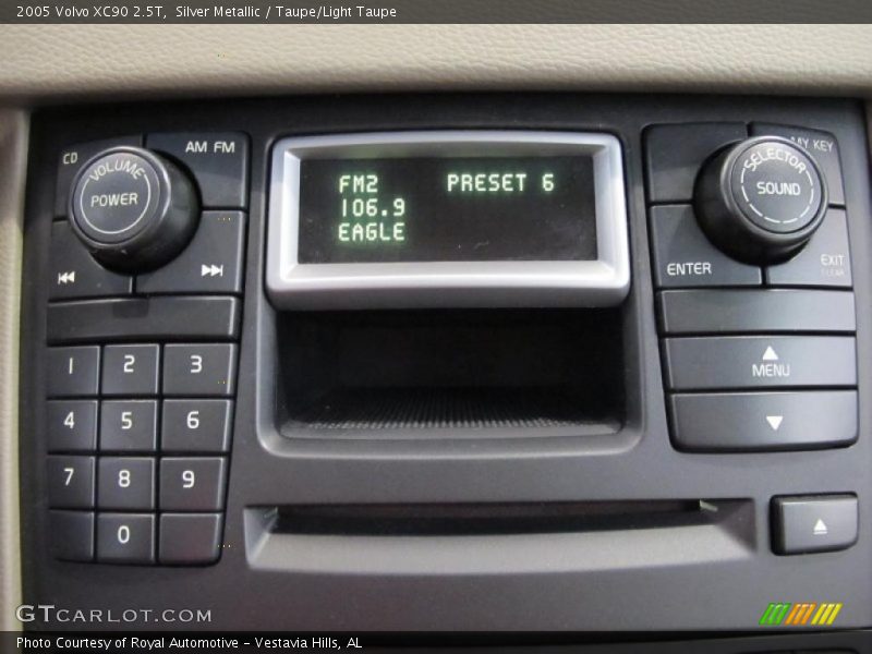Controls of 2005 XC90 2.5T