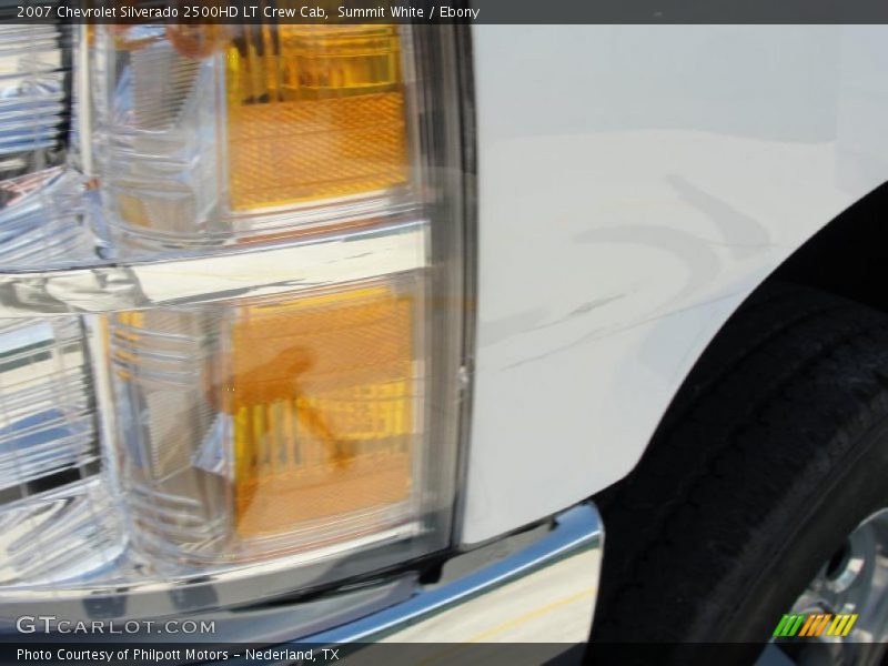 Summit White / Ebony 2007 Chevrolet Silverado 2500HD LT Crew Cab