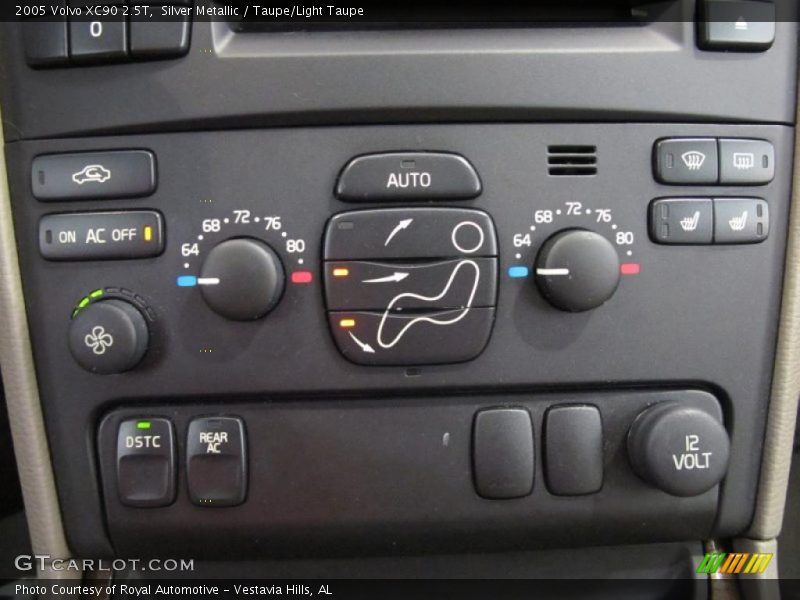 Controls of 2005 XC90 2.5T