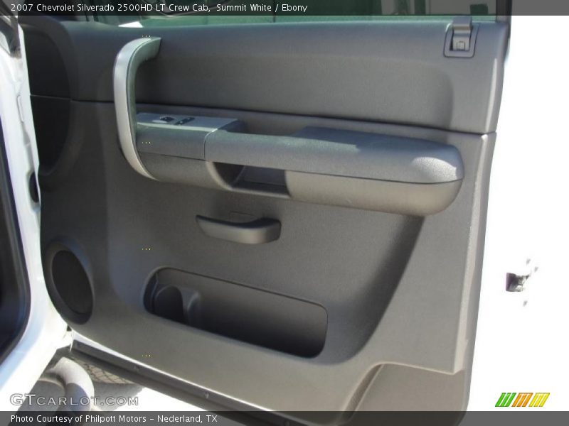 Summit White / Ebony 2007 Chevrolet Silverado 2500HD LT Crew Cab