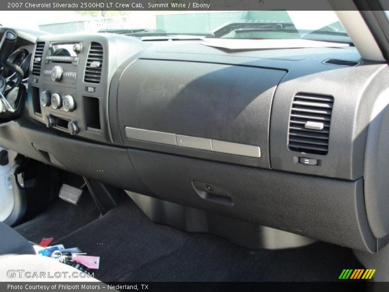 Summit White / Ebony 2007 Chevrolet Silverado 2500HD LT Crew Cab