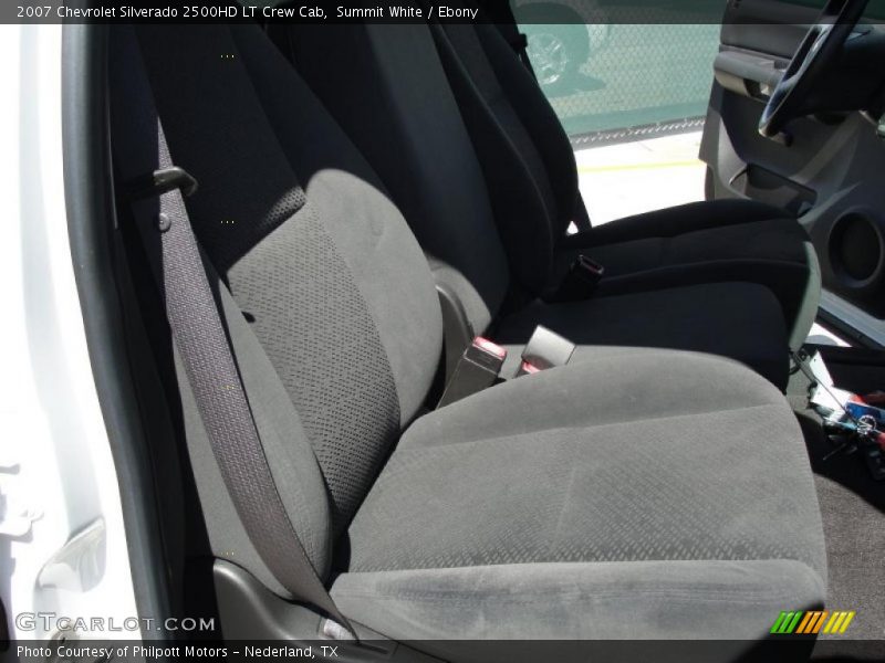 Summit White / Ebony 2007 Chevrolet Silverado 2500HD LT Crew Cab