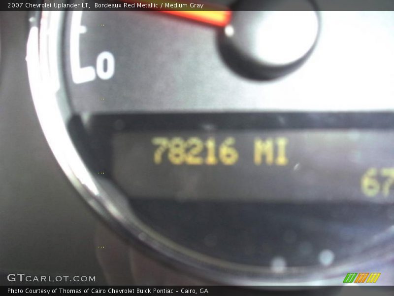 Bordeaux Red Metallic / Medium Gray 2007 Chevrolet Uplander LT