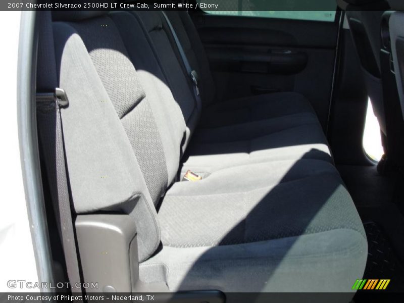 Summit White / Ebony 2007 Chevrolet Silverado 2500HD LT Crew Cab