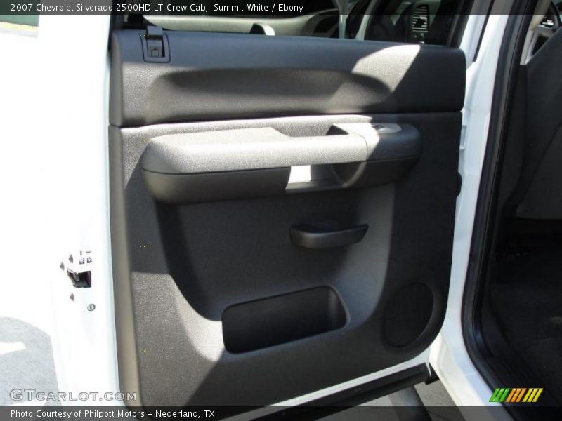 Summit White / Ebony 2007 Chevrolet Silverado 2500HD LT Crew Cab