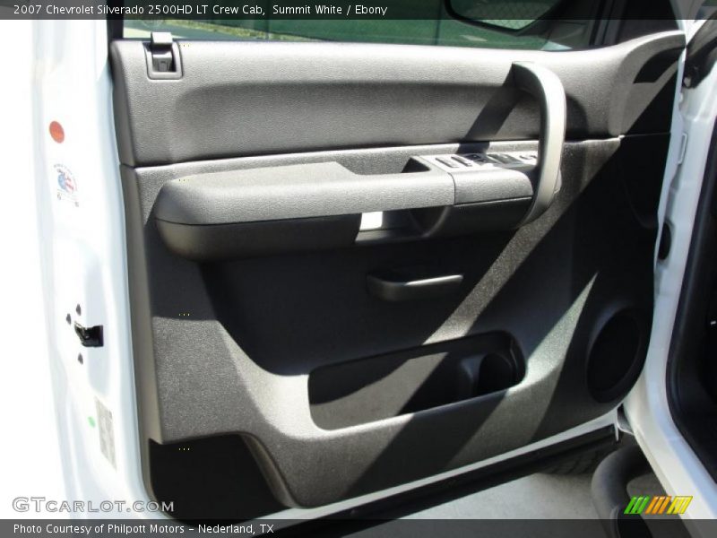 Summit White / Ebony 2007 Chevrolet Silverado 2500HD LT Crew Cab