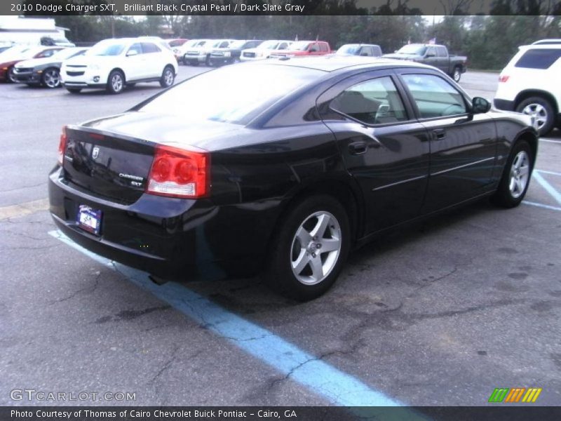 Brilliant Black Crystal Pearl / Dark Slate Gray 2010 Dodge Charger SXT