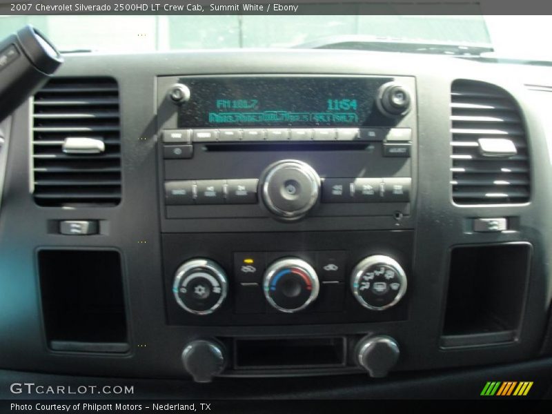Summit White / Ebony 2007 Chevrolet Silverado 2500HD LT Crew Cab