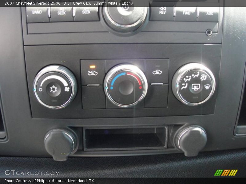 Summit White / Ebony 2007 Chevrolet Silverado 2500HD LT Crew Cab