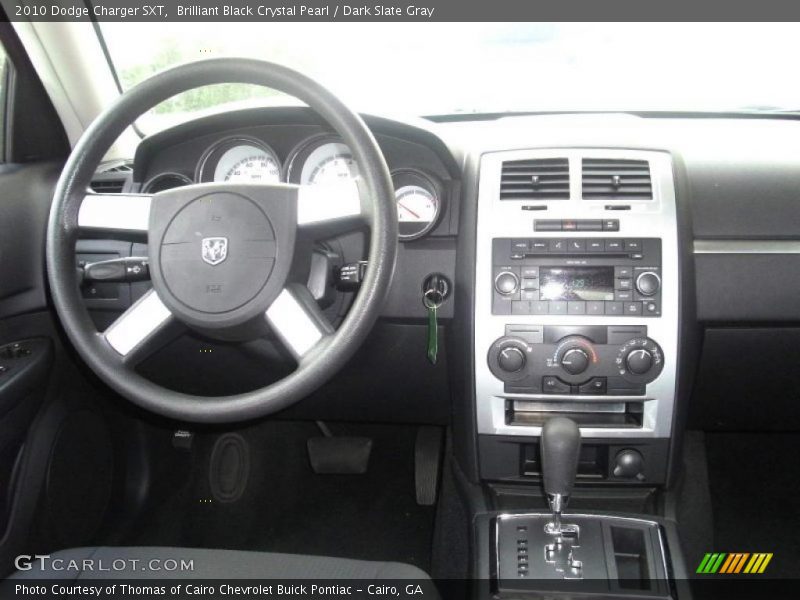 Brilliant Black Crystal Pearl / Dark Slate Gray 2010 Dodge Charger SXT