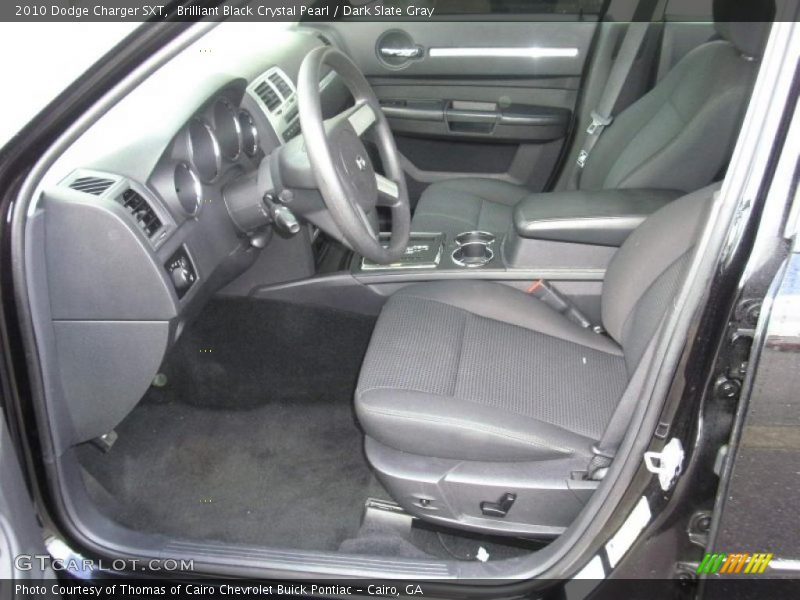 Brilliant Black Crystal Pearl / Dark Slate Gray 2010 Dodge Charger SXT