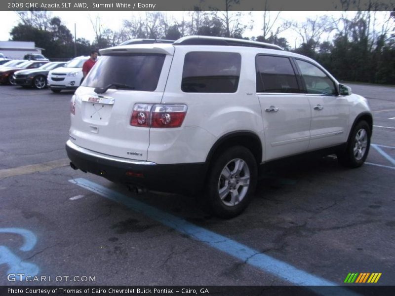 Summit White / Ebony 2008 GMC Acadia SLT AWD