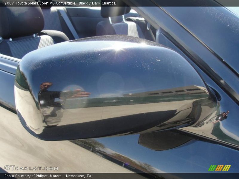 Black / Dark Charcoal 2007 Toyota Solara Sport V6 Convertible