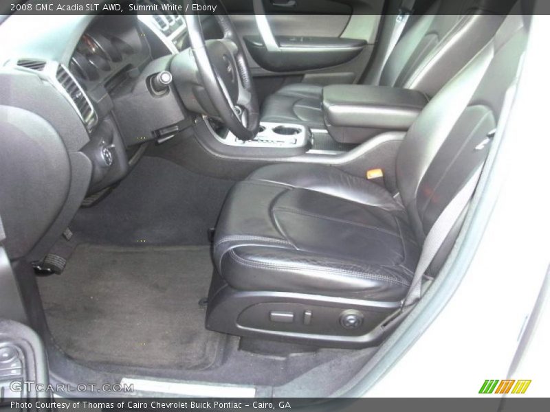 Summit White / Ebony 2008 GMC Acadia SLT AWD