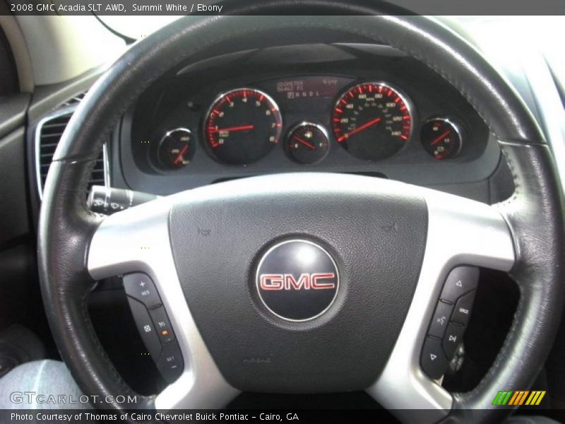Summit White / Ebony 2008 GMC Acadia SLT AWD