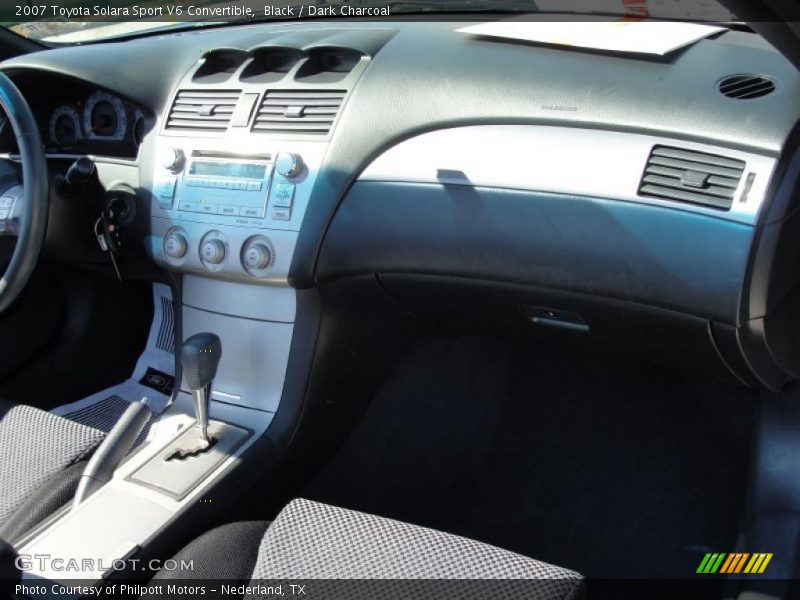 Black / Dark Charcoal 2007 Toyota Solara Sport V6 Convertible