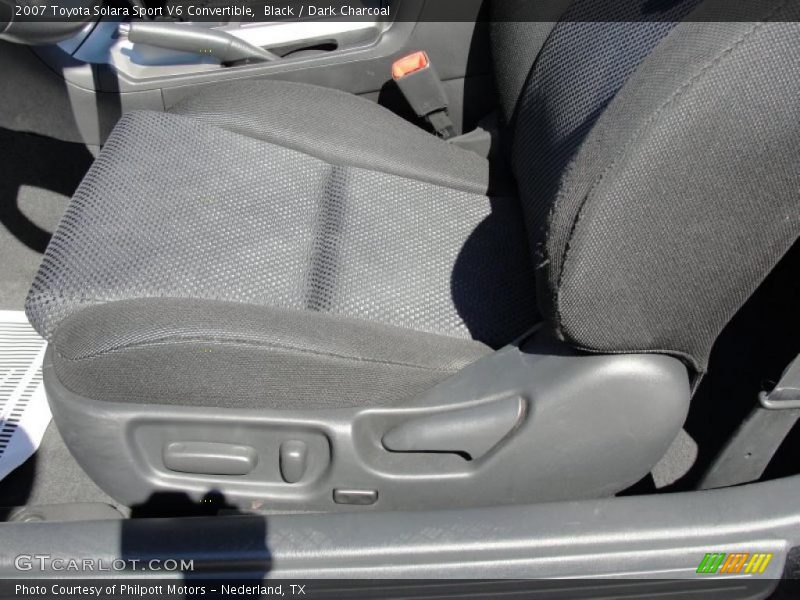 Black / Dark Charcoal 2007 Toyota Solara Sport V6 Convertible