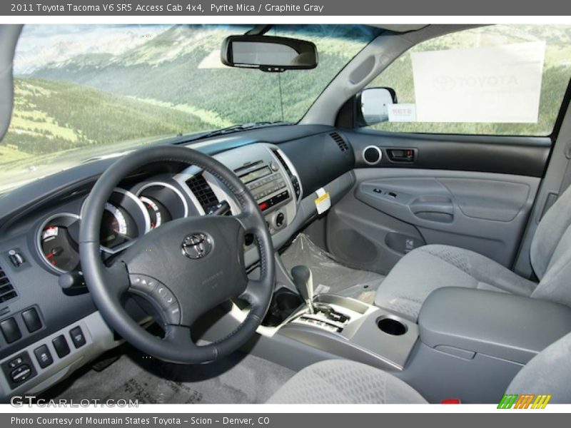 Dashboard of 2011 Tacoma V6 SR5 Access Cab 4x4
