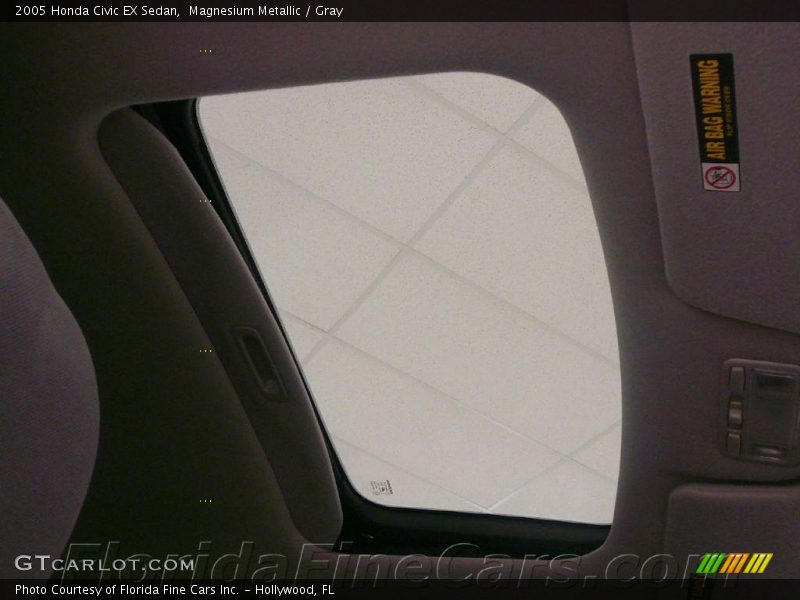 Magnesium Metallic / Gray 2005 Honda Civic EX Sedan