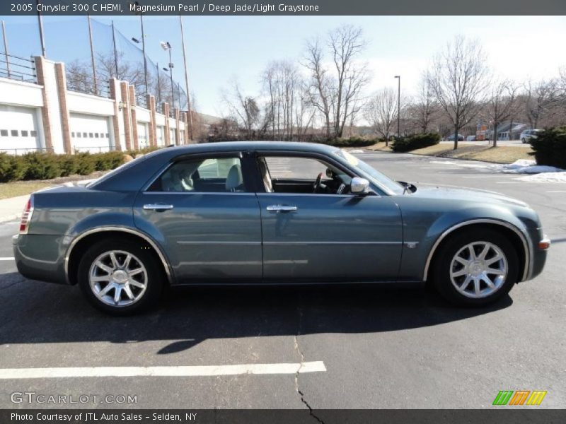 Magnesium Pearl / Deep Jade/Light Graystone 2005 Chrysler 300 C HEMI