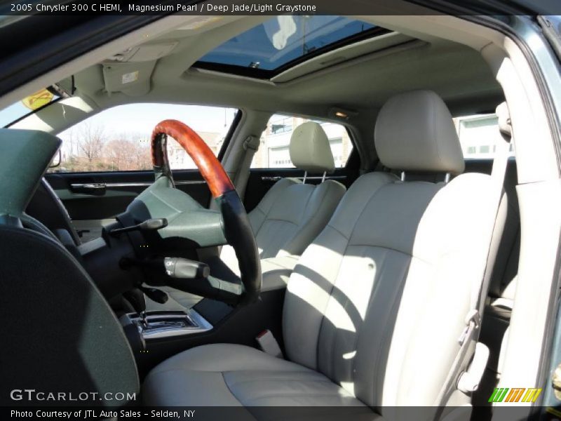 Magnesium Pearl / Deep Jade/Light Graystone 2005 Chrysler 300 C HEMI
