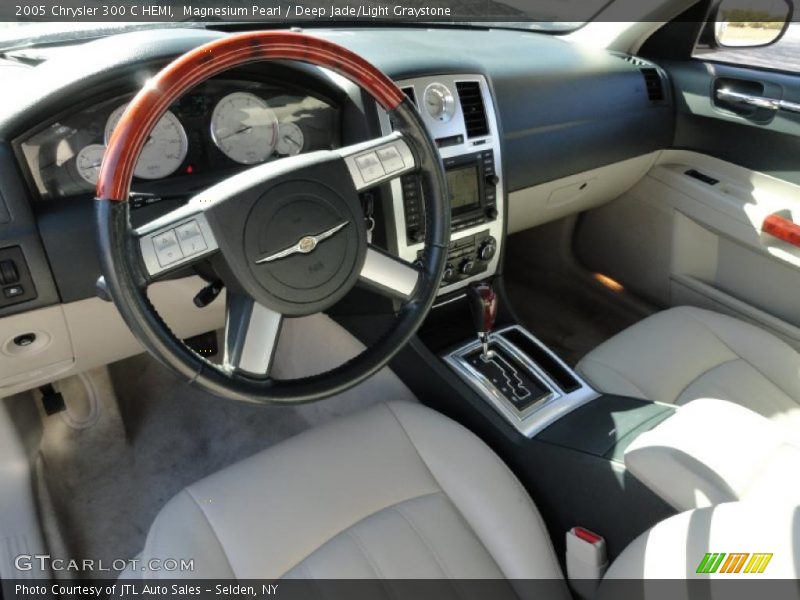 Magnesium Pearl / Deep Jade/Light Graystone 2005 Chrysler 300 C HEMI