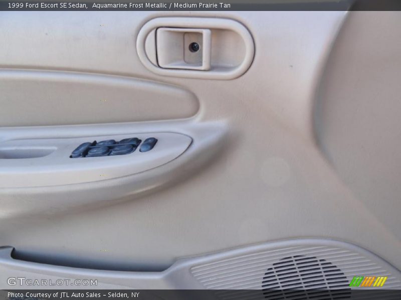 Aquamarine Frost Metallic / Medium Prairie Tan 1999 Ford Escort SE Sedan