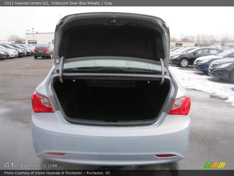 Iridescent Silver Blue Metallic / Gray 2011 Hyundai Sonata GLS