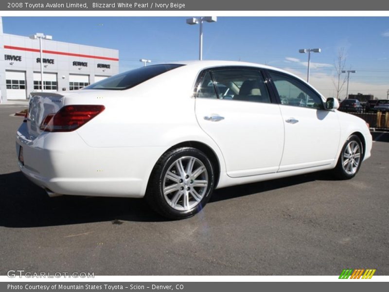 Blizzard White Pearl / Ivory Beige 2008 Toyota Avalon Limited