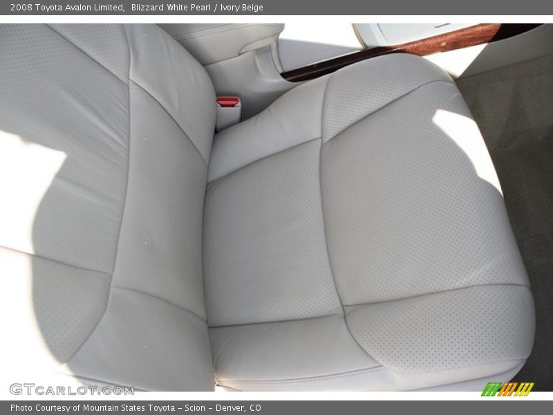 Blizzard White Pearl / Ivory Beige 2008 Toyota Avalon Limited