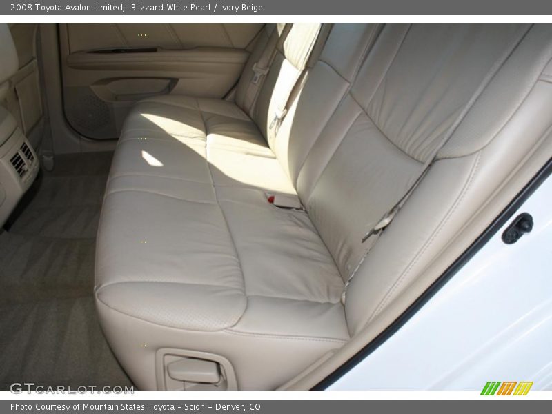 Blizzard White Pearl / Ivory Beige 2008 Toyota Avalon Limited