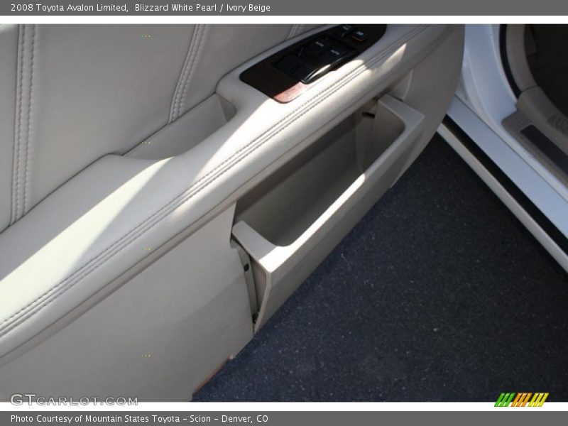 Blizzard White Pearl / Ivory Beige 2008 Toyota Avalon Limited