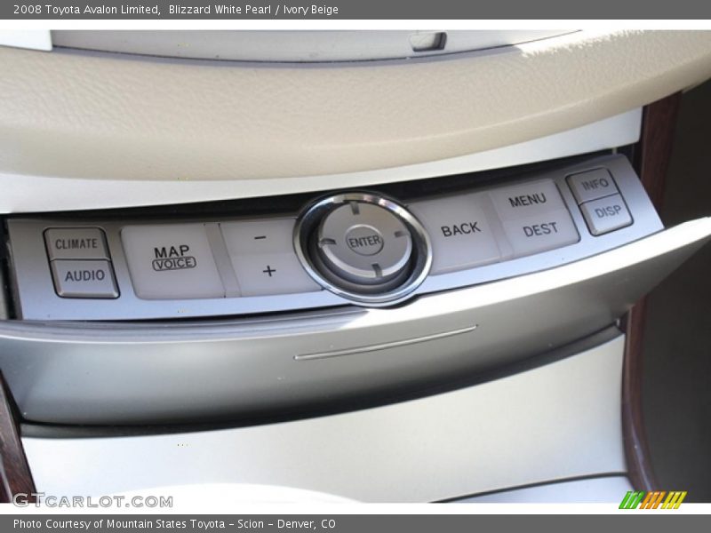 Blizzard White Pearl / Ivory Beige 2008 Toyota Avalon Limited