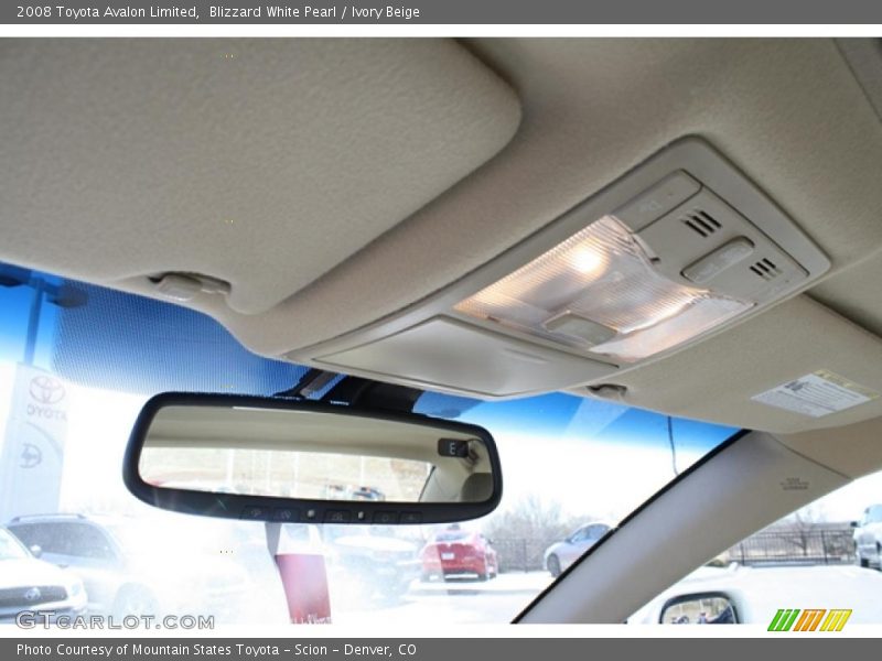 Blizzard White Pearl / Ivory Beige 2008 Toyota Avalon Limited