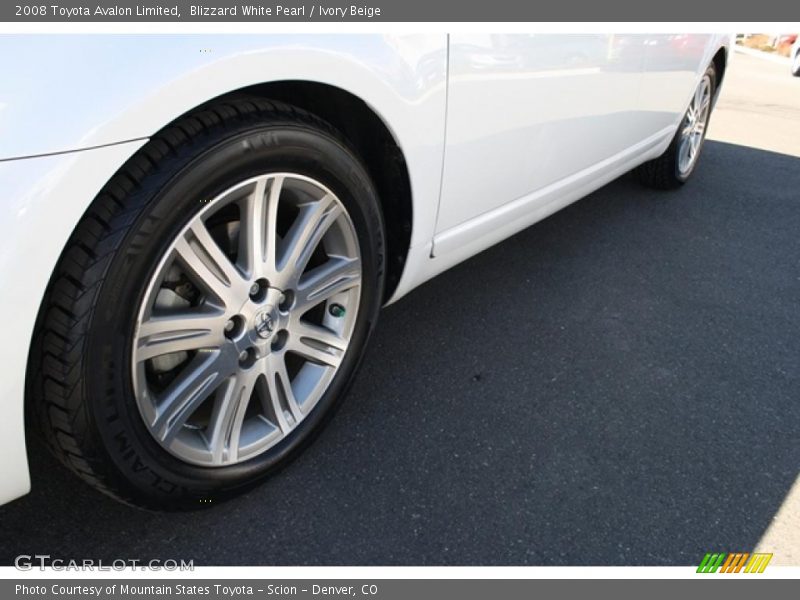 Blizzard White Pearl / Ivory Beige 2008 Toyota Avalon Limited