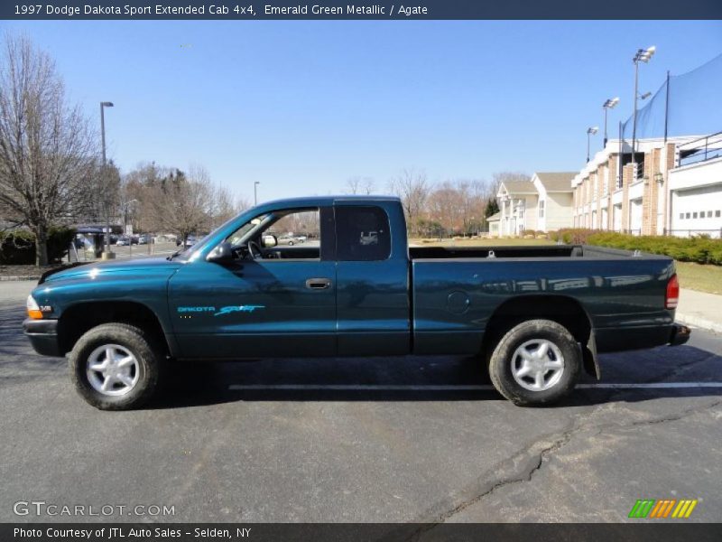  1997 Dakota Sport Extended Cab 4x4 Emerald Green Metallic