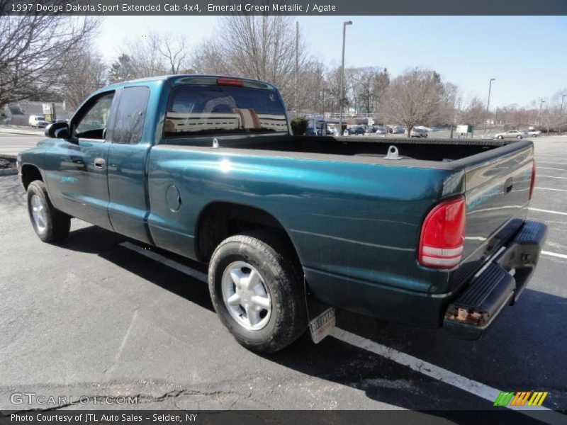 Emerald Green Metallic / Agate 1997 Dodge Dakota Sport Extended Cab 4x4