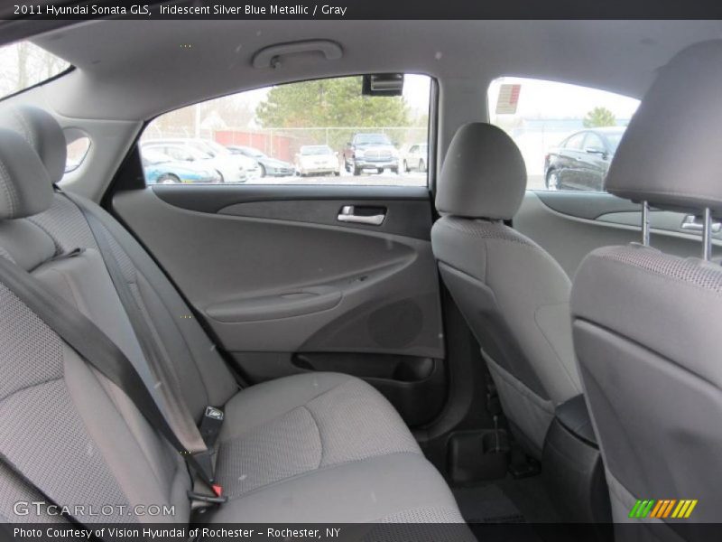 Iridescent Silver Blue Metallic / Gray 2011 Hyundai Sonata GLS