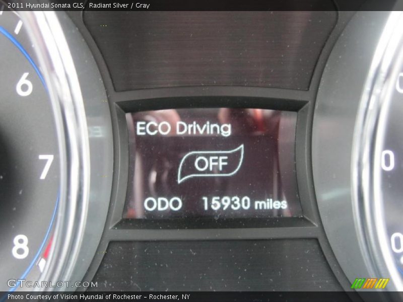Radiant Silver / Gray 2011 Hyundai Sonata GLS