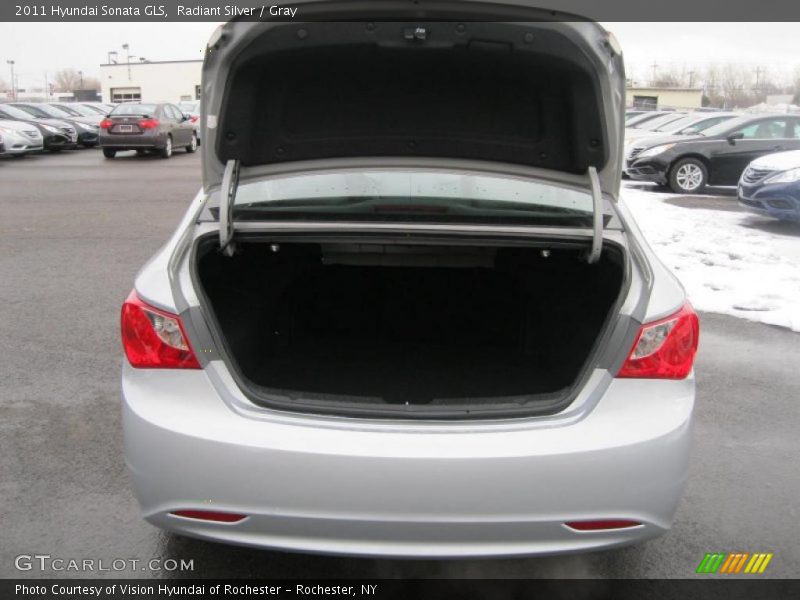 Radiant Silver / Gray 2011 Hyundai Sonata GLS