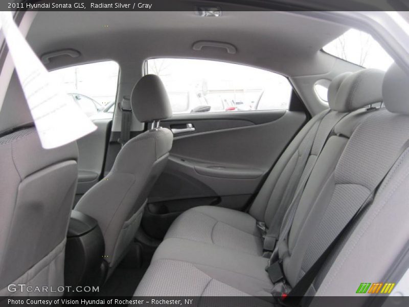 Radiant Silver / Gray 2011 Hyundai Sonata GLS