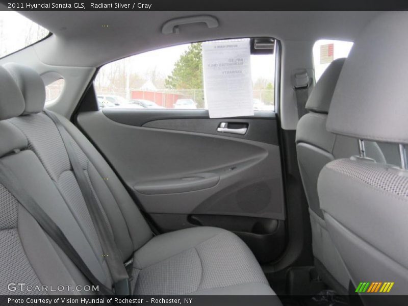Radiant Silver / Gray 2011 Hyundai Sonata GLS