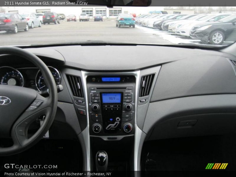 Radiant Silver / Gray 2011 Hyundai Sonata GLS