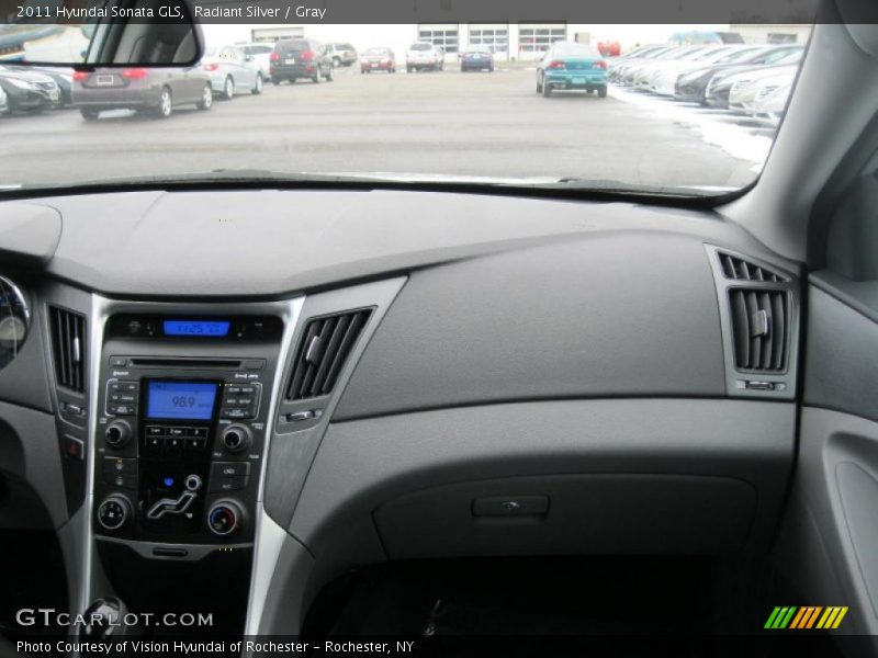 Radiant Silver / Gray 2011 Hyundai Sonata GLS