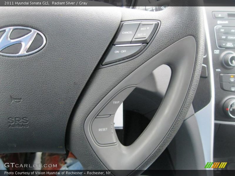 Radiant Silver / Gray 2011 Hyundai Sonata GLS
