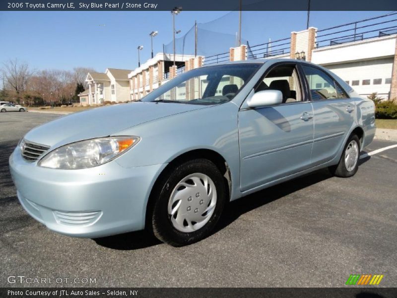 Sky Blue Pearl / Stone Gray 2006 Toyota Camry LE
