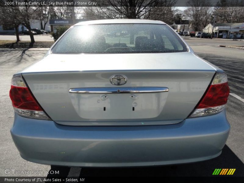 Sky Blue Pearl / Stone Gray 2006 Toyota Camry LE
