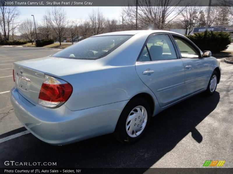 Sky Blue Pearl / Stone Gray 2006 Toyota Camry LE