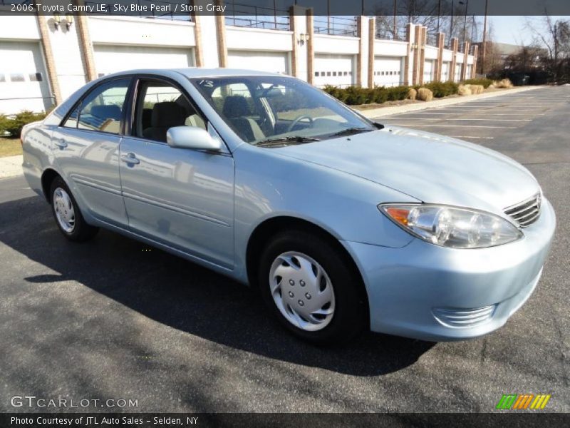 Sky Blue Pearl / Stone Gray 2006 Toyota Camry LE